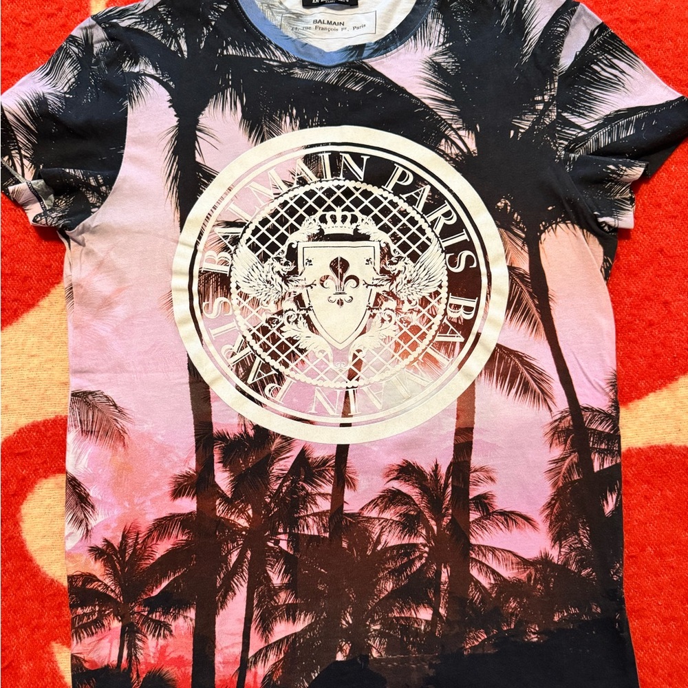 Balmain Paris Graphic T-Shirt